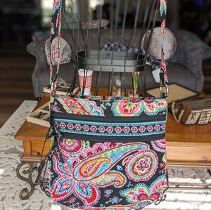 Vera Bradley New Without Tags Colorful Paisley Crossbody Bag
